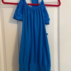Lululemon tank with attached bra, size 4